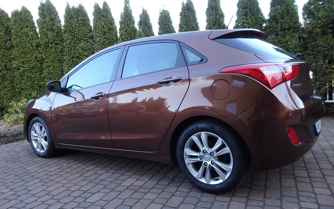 Hyundai I30 cena 32990 przebieg: 163000, rok produkcji 2014 z Dukla małe 667